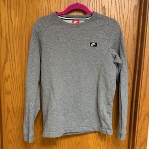 Nike Heather Gray Crewneck Sweatshirt